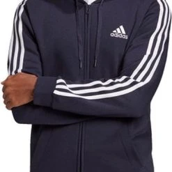 Coupon ???? Adidas - Essentials Fleece 3-Stripes Hoodie - Heren Hoodie -L ???? -Rogelli Shop 365x840