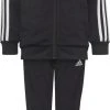 Nieuw ???? Adidas 3-Stripes Shiny Trainingspak Unisex - Maat 110 ✔️