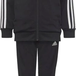 Nieuw ???? Adidas 3-Stripes Shiny Trainingspak Unisex - Maat 110 ✔️