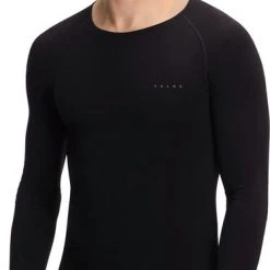 Beste deal ???? FALKE Warm Tight Fit Slim Fit Base Layer Top Met Lange Mouwen Sneldrogende Thermo Ademend Thermo-Ondergoed Zwart Heren Underwear - Longsleeve - Maat L ???? -Rogelli Shop 374x840