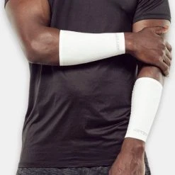 Beste Verkoop ???? Artefit Compressie Arm Sleeves – Unisex – 4x Langer Compressie - S - White ???? -Rogelli Shop 382x840