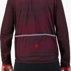 Goedkoopste ???? Rogelli Stripe Winterjack - Fietsjack Heren - Bordeaux/Paars/Rood - Maat L ???? -Rogelli Shop 385x840 1