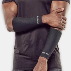 Beste Verkoop ???? Artefit Compressie Arm Sleeves – Unisex – 4x Langer Compressie - S - White ???? -Rogelli Shop 387x840 1