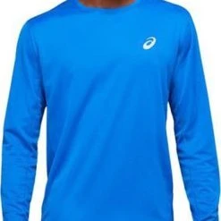 Promo ⌛ Asics Core Sportshirt - Maat M - Mannen - Blauw ???? -Rogelli Shop 397x840 1