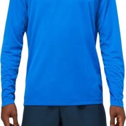 Promo ⌛ Asics Core Sportshirt - Maat M - Mannen - Blauw ???? -Rogelli Shop 425x840