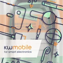 Goedkoop ???? Kwmobile 2x Armband Voor Xiaomi Mi Smart Band 6 / Mi Band 6 / Band 5 - Bandjes Voor Fitnesstracker In Zwart / Pastelgroen ???? -Rogelli Shop 438x840 2