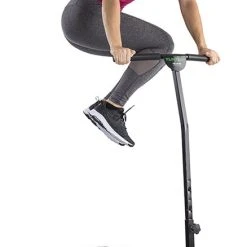 Flash-uitverkoop ???? Tunturi Hexagon Fitness Trampoline - Mini Trampoline Met In Hoogte Verstelbare Handgreep - Incl. Beschermhoes - Incl. Gratis Fitness App ???? -Rogelli Shop 438x840