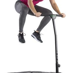 Flash-uitverkoop ???? Tunturi Hexagon Fitness Trampoline - Mini Trampoline Met In Hoogte Verstelbare Handgreep - Incl. Beschermhoes - Incl. Gratis Fitness App ???? -Rogelli Shop 451x840 1