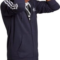 Coupon ???? Adidas - Essentials Fleece 3-Stripes Hoodie - Heren Hoodie -L ???? -Rogelli Shop 460x840