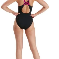 Beste recensies van ???? Speedo Hyperboom Splice Muscleback Dames - Zwart / Roze - Maat 38 ⌛ -Rogelli Shop 464x840