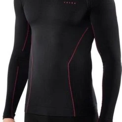 Beste deal ???? FALKE Warm Tight Fit Slim Fit Base Layer Top Met Lange Mouwen Sneldrogende Thermo Ademend Thermo-Ondergoed Zwart Heren Underwear - Longsleeve - Maat L ???? -Rogelli Shop 467x840 2