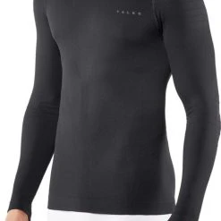 Beste deal ???? FALKE Warm Tight Fit Slim Fit Base Layer Top Met Lange Mouwen Sneldrogende Thermo Ademend Thermo-Ondergoed Zwart Heren Underwear - Longsleeve - Maat L ???? -Rogelli Shop 477x840
