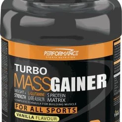 Aanbiedingen ???? Turbo Mass Gainer (Strawberry - 1000 Gram) - Performance - Weight Gainer - Mass Gainer ????