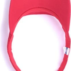 Aanbiedingen ???? Happyshopper Zonneklep - Zonnepet - Zonnecap - Dames - Heren - Klittenbandsluiting - Verstelbaar - Rood ⭐ -Rogelli Shop 501x840