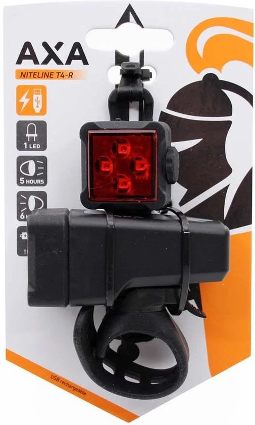 Uitgang ✔️ AXA – Niteline T4R - LED Fietslampjes Voor En Achter - Fietsverlichting USB Oplaadbaar ???? 6 Uitgang ✔️ AXA – Niteline T4R - LED Fietslampjes Voor En Achter - Fietsverlichting USB Oplaadbaar ???? - Afbeelding 6
