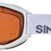 Beste Verkoop ???? Skibril Sinner Lakeridge - Unisex - Double Lens - Cat.2 - 100% UV Werend - Oranje Glas - White ✔️