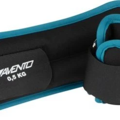 Begroting ⌛ Avento Pols/Enkel Gewicht Neopreen - 2x 0.5 Kg - Zwart/Blauw ⌛ -Rogelli Shop 550x249 1