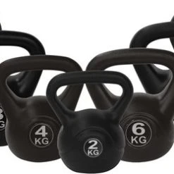 Goedkoopste ❤️ Tunturi PVC Kettle Bell - Kettlebell - 2 Kg - Incl. Gratis Fitness App ???? -Rogelli Shop 550x250 3