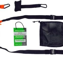 Aanbiedingen ???? Tunturi - Suspension Trainer - Functional Training Suspension Trainer - Sling Trainer - Met Draagtas - Zwart/Oranje - Incl. Gratis Fitness App ????