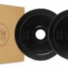 Flash-uitverkoop ???? Gym Masters 2,5 KG (set Van 2 Stuks) - Olympische Halterschijven / Halterschijf / Bumper Plate - 50 Mm - Crossfit / Krachttraining - 2,5KG / 50mm - Zwart ⌛