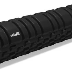 Aanbiedingen ???? Foam Roller - VirtuFit Grid Massage Roller - 62 Cm - Zwart ????