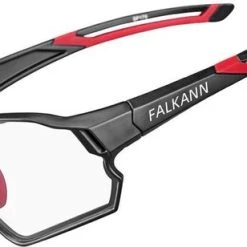 Promo ⌛ Falkann Fietsbril / Sportbril Rood - Meekleurende Glazen ????