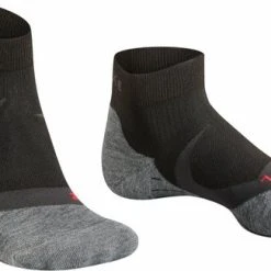 Promo ???? FALKE RU4 Endurance Cool Short Hardloopsokken Kort Zacht Antizwet Atiklit Kleurrijk Zonder Motief Vochtregulerend Optimale Pasvorm Ademend Sneldrogend Zwart Heren Sportsokken - Maat 46-48 ???? -Rogelli Shop 550x325