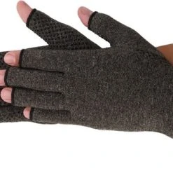 Promo ⌛ Dunimed Artrose / Reuma Handschoenen Met Antisliplaag En Open Vingertoppen - Per Paar - Beige ✨ -Rogelli Shop 550x337