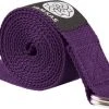 Hete verkoop ???? Yogi & Yogini Yoga Riem D-ring Paars Katoen - 250x3 Cm ????