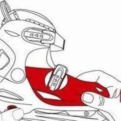 Beste Verkoop ???? Nijdam Junior Kunstschaats - Verstelbaar - Hardboot - Wit/Blauw - Maat 34-37 ???? -Rogelli Shop 550x347