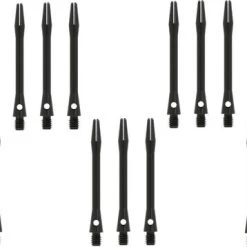 Beste Pirce ???? Dragon Darts - 5 Sets (15 Stuks) - Aluminium - Zwart - Medium - Darts Shafts - Sinterklaas - Cadeau ????