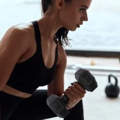 Flash-uitverkoop ???? Rebblo Halterset - Fitness Dumbbells - Set Van 2 Gewichten - Zwart - 2 Kg ???? -Rogelli Shop 550x366 72