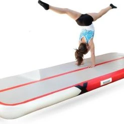 Kopen ???? YouAreAir Turnmat — AirTrack Pro 4.0 | 3 Meter — 15cm Dik | Gymnastiek | Waterproof | 50% Gem. Meer Volume - 3m Mat Opblaasbaar Met Pomp ????