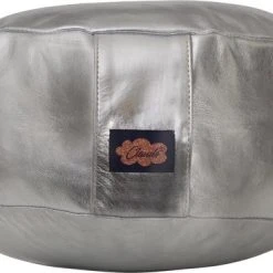 Gloednieuw ???? CLAUDS - Leren Meditatiekussen - Zilver ⭐