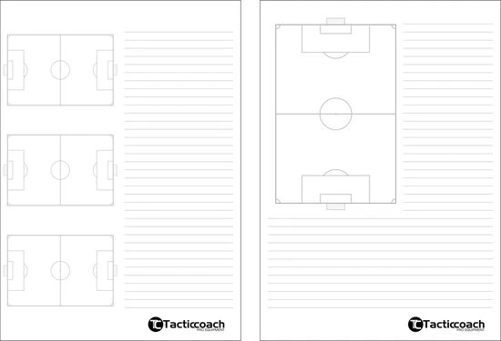 Beste deal ???? Tacticcoach Notitieblok Voetbal Coach Trainer - A4 ???? 1 Beste deal ???? Tacticcoach Notitieblok Voetbal Coach Trainer - A4 ????