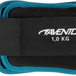 Coupon ???? Avento Pols/Enkel Gewicht Neopreen - 2x 1.0 Kg - Zwart/Blauw ????
