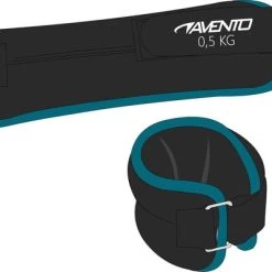 Begroting ⌛ Avento Pols/Enkel Gewicht Neopreen - 2x 0.5 Kg - Zwart/Blauw ⌛ -Rogelli Shop 550x399