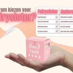 Korting ✔️ Merkloos Fairy Sister Boob Tape - Boobtape - Fashion Tape - BH Tape - Plak BH - 5 Meter - Beige ⌛ -Rogelli Shop 550x409 1