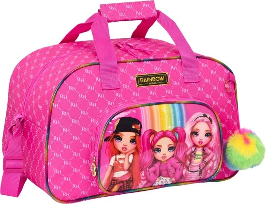 Kopen ???? Rainbow High Sporttas, Pink - 40 X 24 X 23 Cm - Polyester ???? 1 Kopen ???? Rainbow High Sporttas, Pink - 40 X 24 X 23 Cm - Polyester ????
