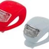 Nieuw ???? TLC Familie Verpakking Van 4 Sets Fietsverlichting - Fietslampjes - Achterlicht - Voorlicht - Fietslamp - 4x Rood 4x Wit - Waterproof - Makkelijk Te Bevestigen - ????
