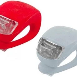 Nieuw ???? TLC Familie Verpakking Van 4 Sets Fietsverlichting - Fietslampjes - Achterlicht - Voorlicht - Fietslamp - 4x Rood 4x Wit - Waterproof - Makkelijk Te Bevestigen - ????