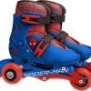 Goedkoop ???? Marvel Inlineskates Spider-man Jongens Blauw/rood Maat 27/30 ????