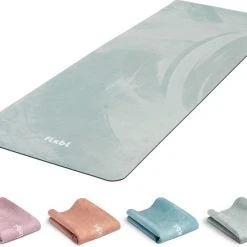 Beste deal ???? FLXBL Yoga Mat Anti Slip - Eco Yogamat Met Antislip Toplaag - Sage ✨