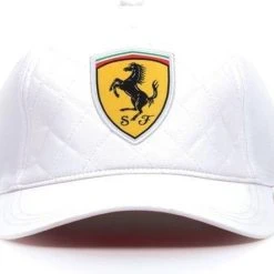 Goedkoopste ???? Scuderia Ferrari Quilted Cap White ????