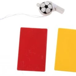 Korting ✔️ Johntoy Scheidsrechter Set 3-delig Rood/geel ????