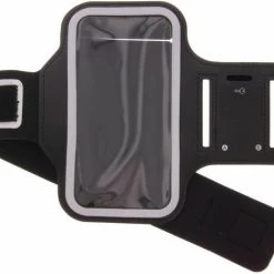 Begroting ???? Merkloos Zwarte Sportarmband Universeel Maat M ✔️