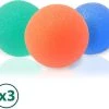 Uitgang ???? WeRelieff Stressbal Voor Hand - Set Van 3 Ronde Stressballen Voor Kinderen & Volwassenen - Hand Trainer In Oranje Blauw Groen ????
