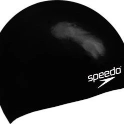 Korting ???? Speedo Junior Plain Moulded Silicone Unisex - Zwart - One Size ????