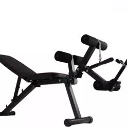 Beste Pirce ???? Luxari - Multifunctionele Fitness Bank - Inclusief Leg Extension - Belastbaar Tot 150kg - Trainingsbank, Buikspierbank & Leg Extension In 1! ???? -Rogelli Shop 550x477 7