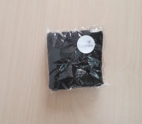 Goedkoop ???? Ecorare Zweetbandjes - Pols – Set Van 2 - Unisex - Sportarmband - 8 X 7 Cm - Zwart - 2 Stuks ⌛ 2 Goedkoop ???? Ecorare Zweetbandjes - Pols – Set Van 2 - Unisex - Sportarmband - 8 X 7 Cm - Zwart - 2 Stuks ⌛ - Afbeelding 2